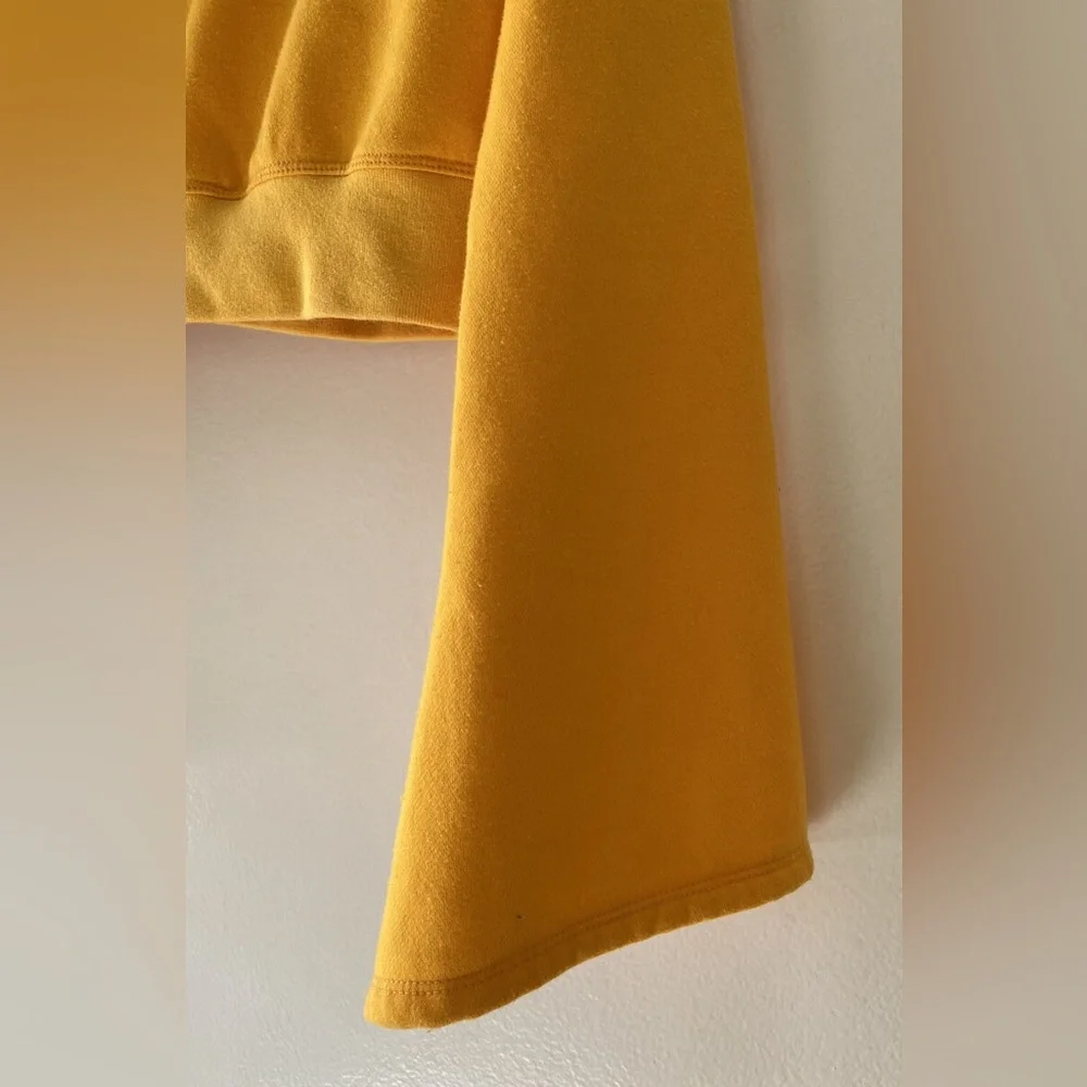 Cropped Hoodie With Flare Sleeves - Picture 2 of 4